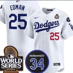 Dodgers Jerseys Nike small-7X 2/100* Yamamoto Ohtani Muncy Kershaw Freeman betts Valenzuela (See prices)