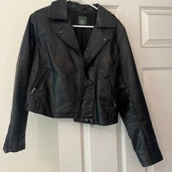 Faux Leather Jacket