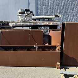 Various Corten Steel Planter Pots, Very Large Sizes