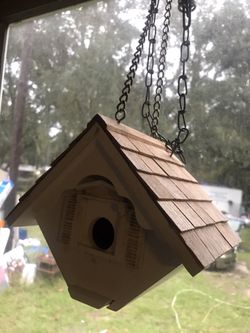 Home bazaar bird-feeder! White! New!