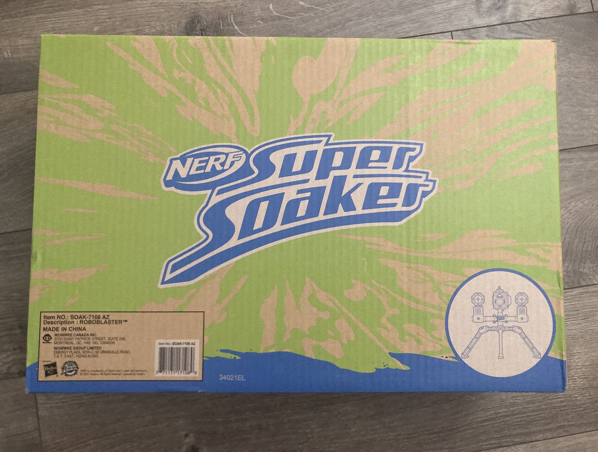 Nerf Super Soaker RoboBlaster Combo for kids Summer Water Games New