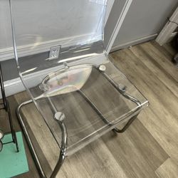 2 Clear Chairs