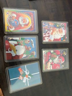 Football Santa Trading Cards
