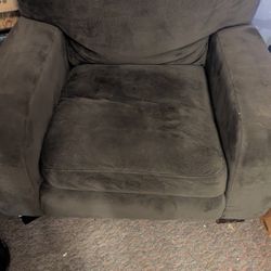 Brown Microfiber Chair