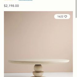 Anthropologie Oval table