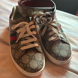 Kids Size Shoes 2 And Belt