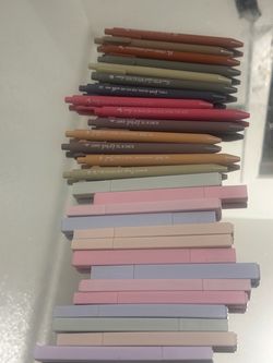 Christian Scripture Quote Pens and Highlighters Set