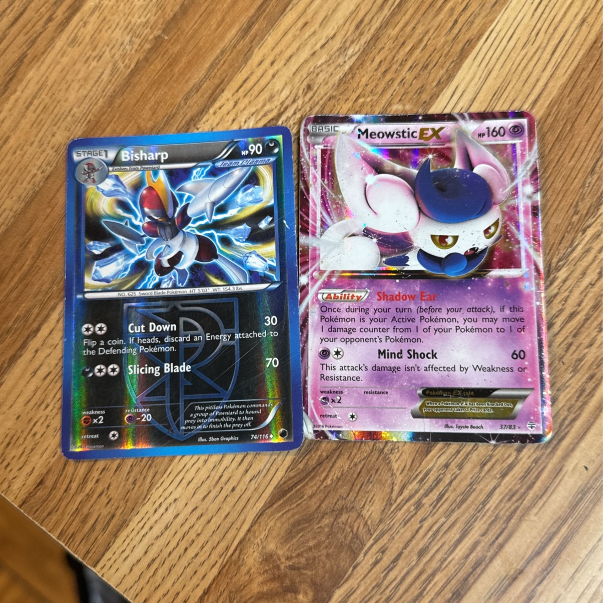 Pokmon Meowstic Ex And Bisharp for Sale in Edgewood, WA - OfferUp