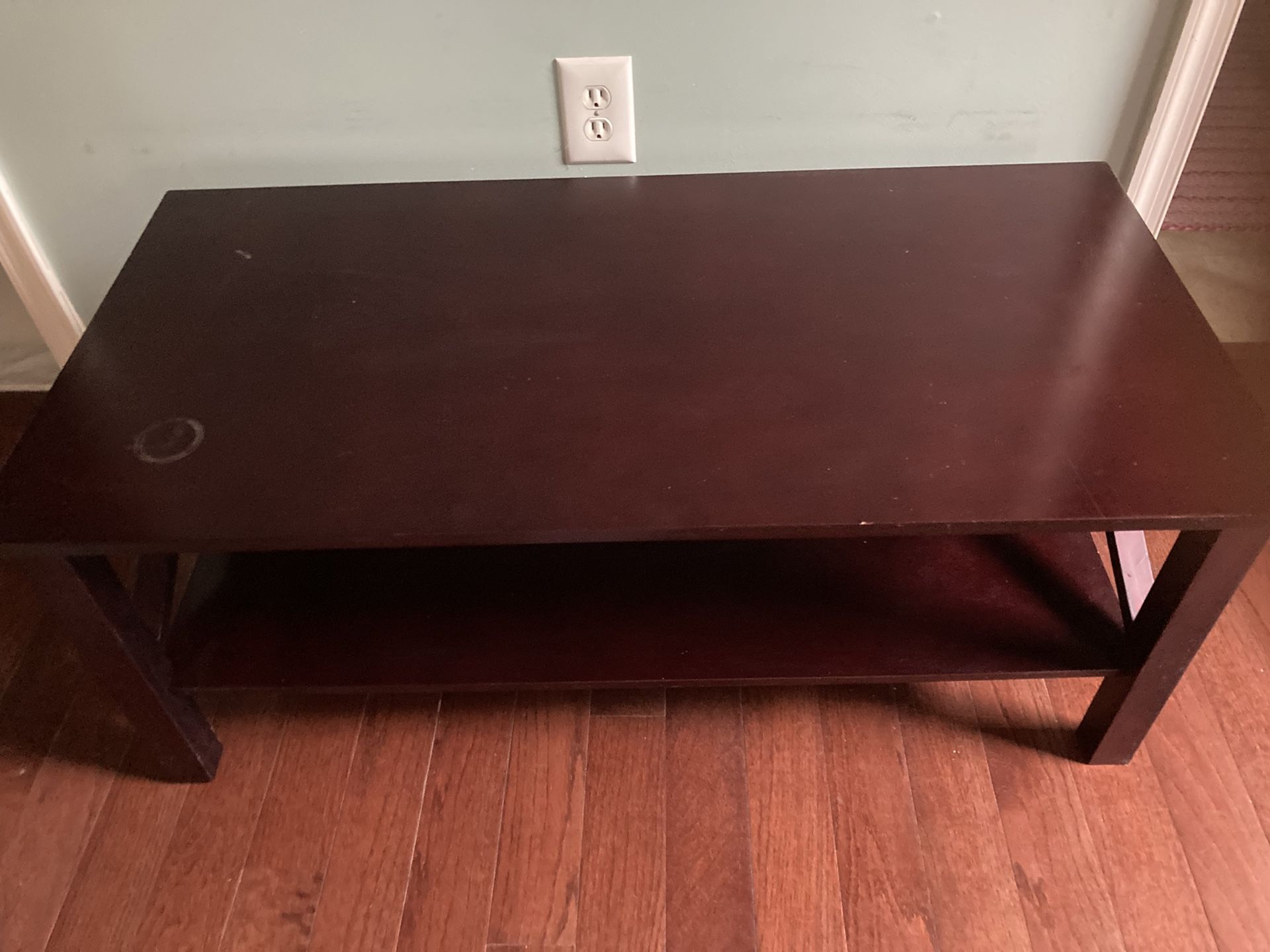 Dark Wood Coffee Table