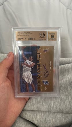 Rain Rondo 2009-10 upper deck autograph Beckett 9.5 Auto 10