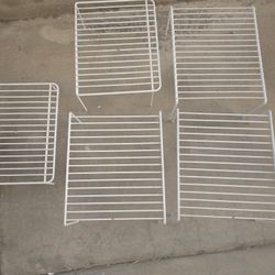 Kitchen Cabinet Organizer Shelf Racks, White 