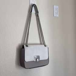 White MK purse