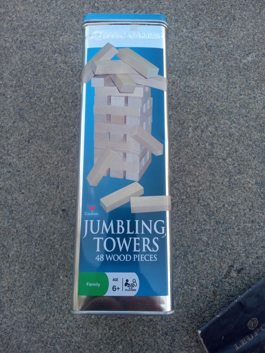 Cardinal Jumbling Towers - 48 Wood Pieces