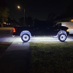 4x  White LED Wheel Ring Lights For Truck Car Rim Lights Bluetooth Control