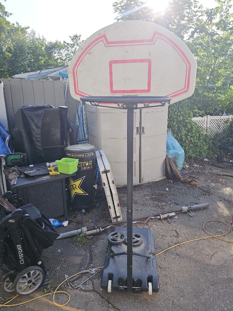 Prices Firm.. Height Adjustable Portable Basketball Hoop