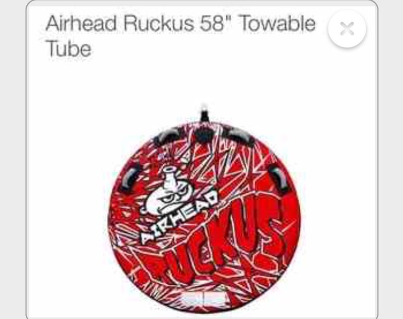 2 person airhead ruckus towable tube