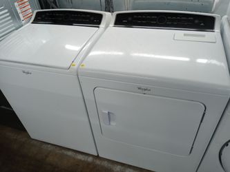 Whirlpool Cabrio top load washer and dryer set - Free delivery