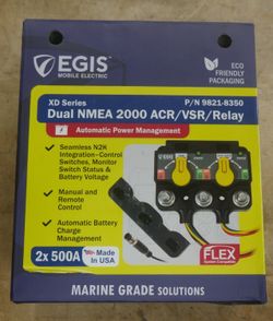 Egis Dual XD - NMEA 2000 - ACR/Relay w/Knobs - 8 Position DT [9(contact info removed)] new .f(contact info removed)9.