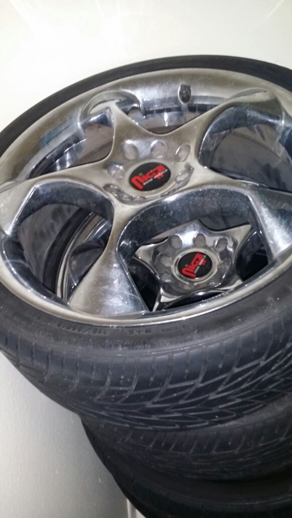 Niche shocks 18 inch chrome rims for Sale in Brandon, FL OfferUp
