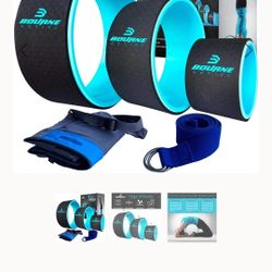 "New"Yoga Wheel Set  Includes Bag