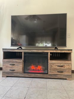 Fireplace TV Stand