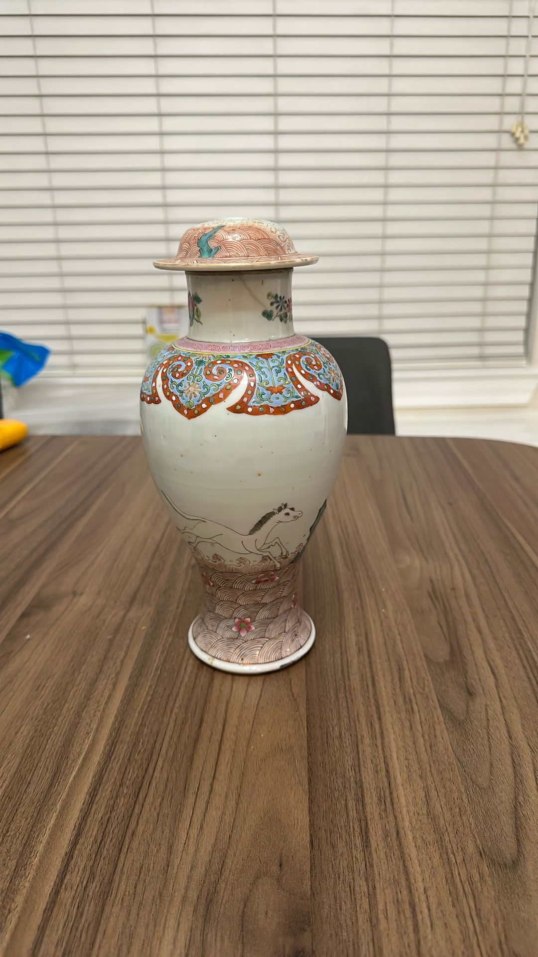 Chinese Antique Famille Rose Vase Qianlong