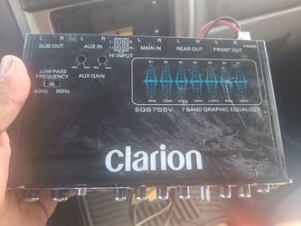 EQUALIZADOR EQUALIZER CLARION GOOD CONDICIÓN ABLO ESPAÑOL