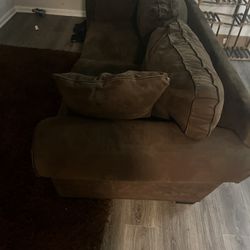 Brown Soft and Super Comfortable Couch Set 