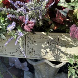 Planter With Flowers 