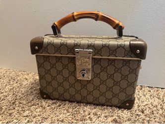 Gucci x Globe-Trotter Bamboo Vanity Case