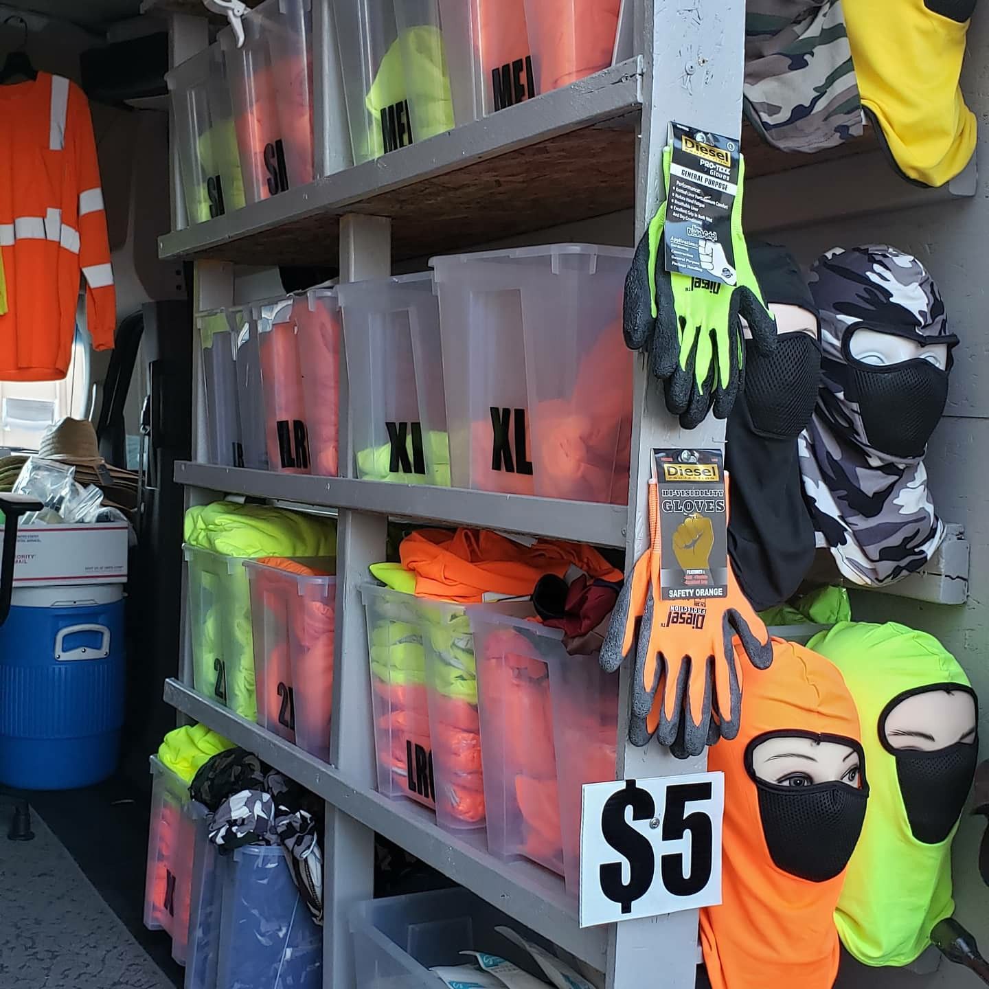 Safety mask vest and shirts