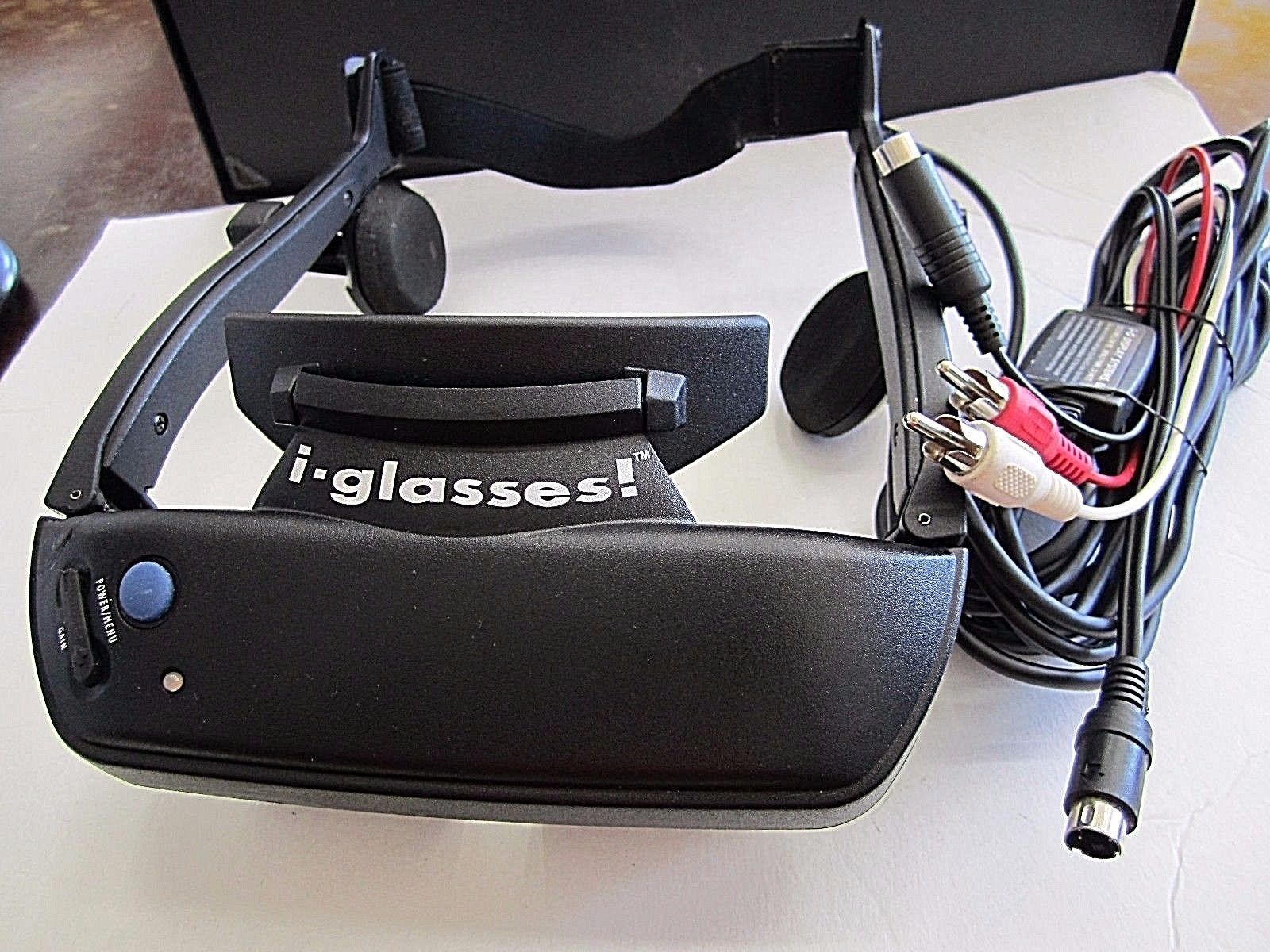 RARE VIRTUAL i-O Display System i- Glasses VTV Personal 2-D/3D Viewer 80”