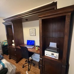Entertainment center/Desk