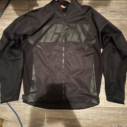 Padded Motorcycle Jacket Icon Hooligan