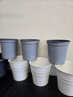 plastic pots