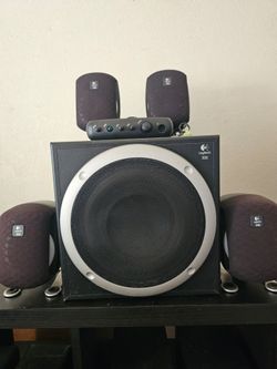 Rare Logitech Z-560 THX Powered Speaker System w/Subwoofer - $195