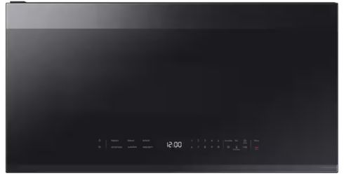 Samsung: Bespoke Smart 2.1 cu. ft. 1000 W Matte Black Steel Over-the-Range Microwave w/ Auto Connectivity and SmartThings Cooking