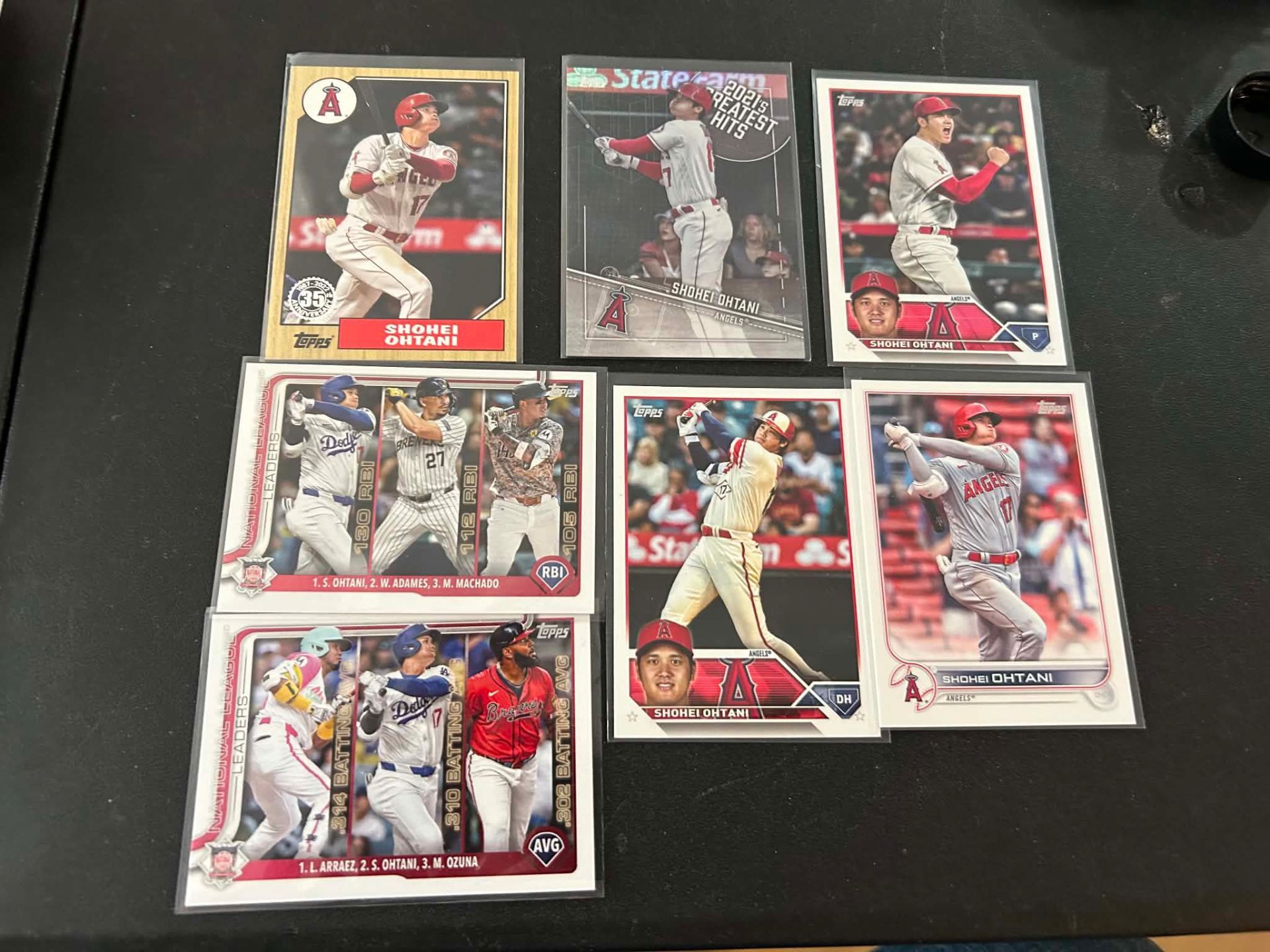 Shohei Ohtani lot of 7 different cards