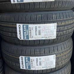 215/55/17 Kumho Tires