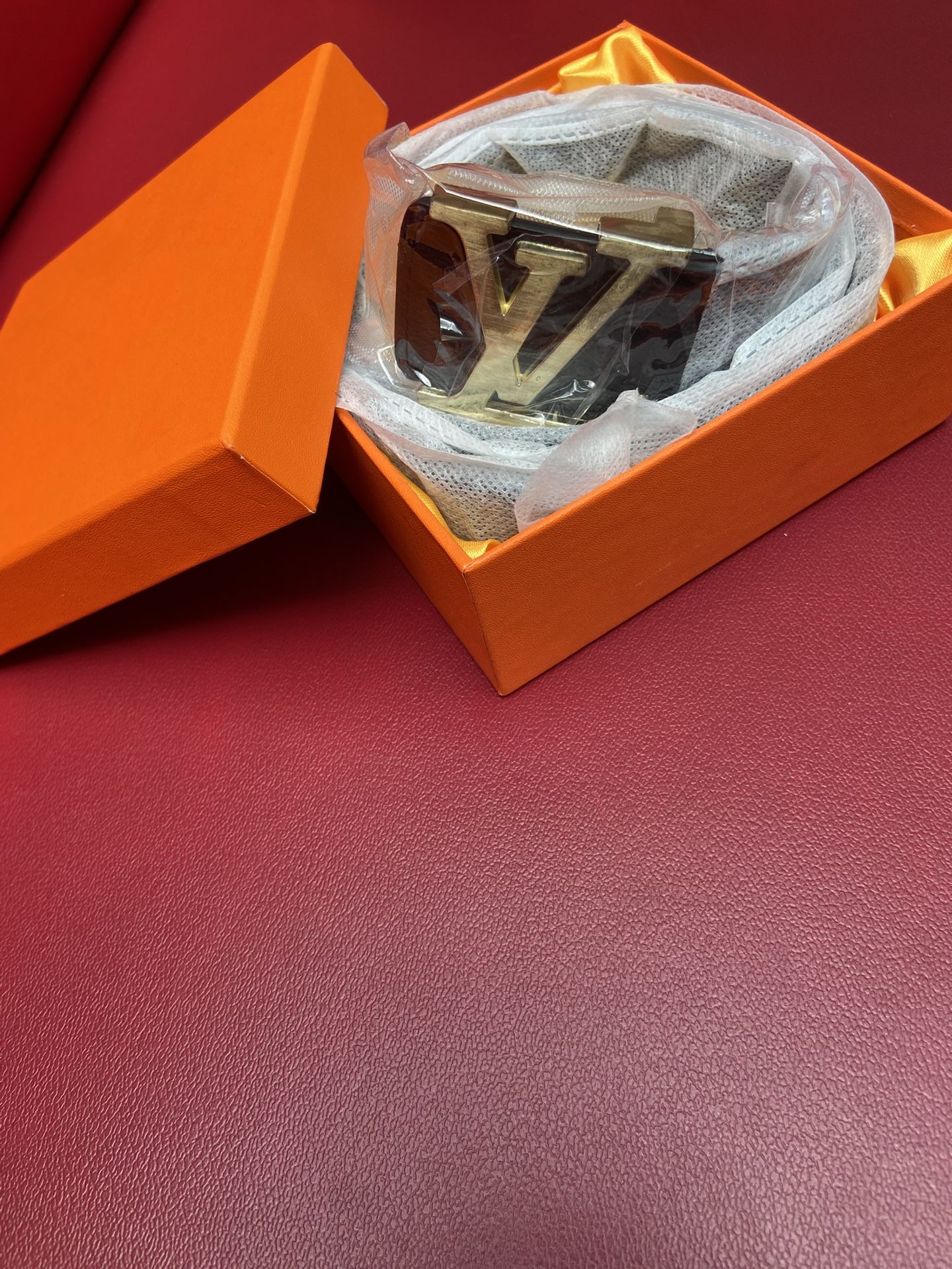 Louis Vuitton Gold Belt 1:1