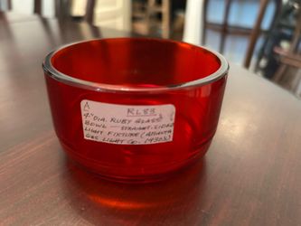 Vintage 1930s glass dessert bowls