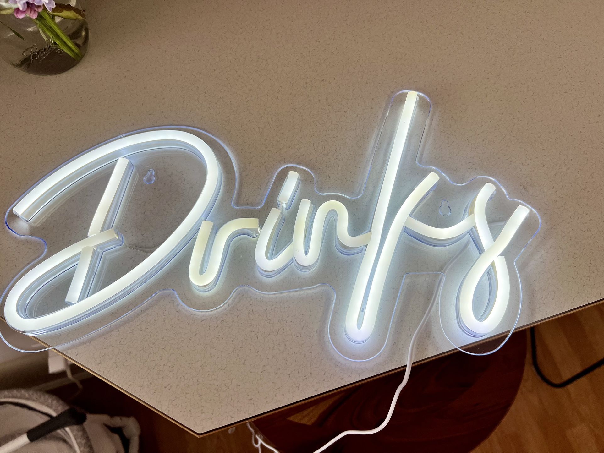 “Drinks” Neon Sign