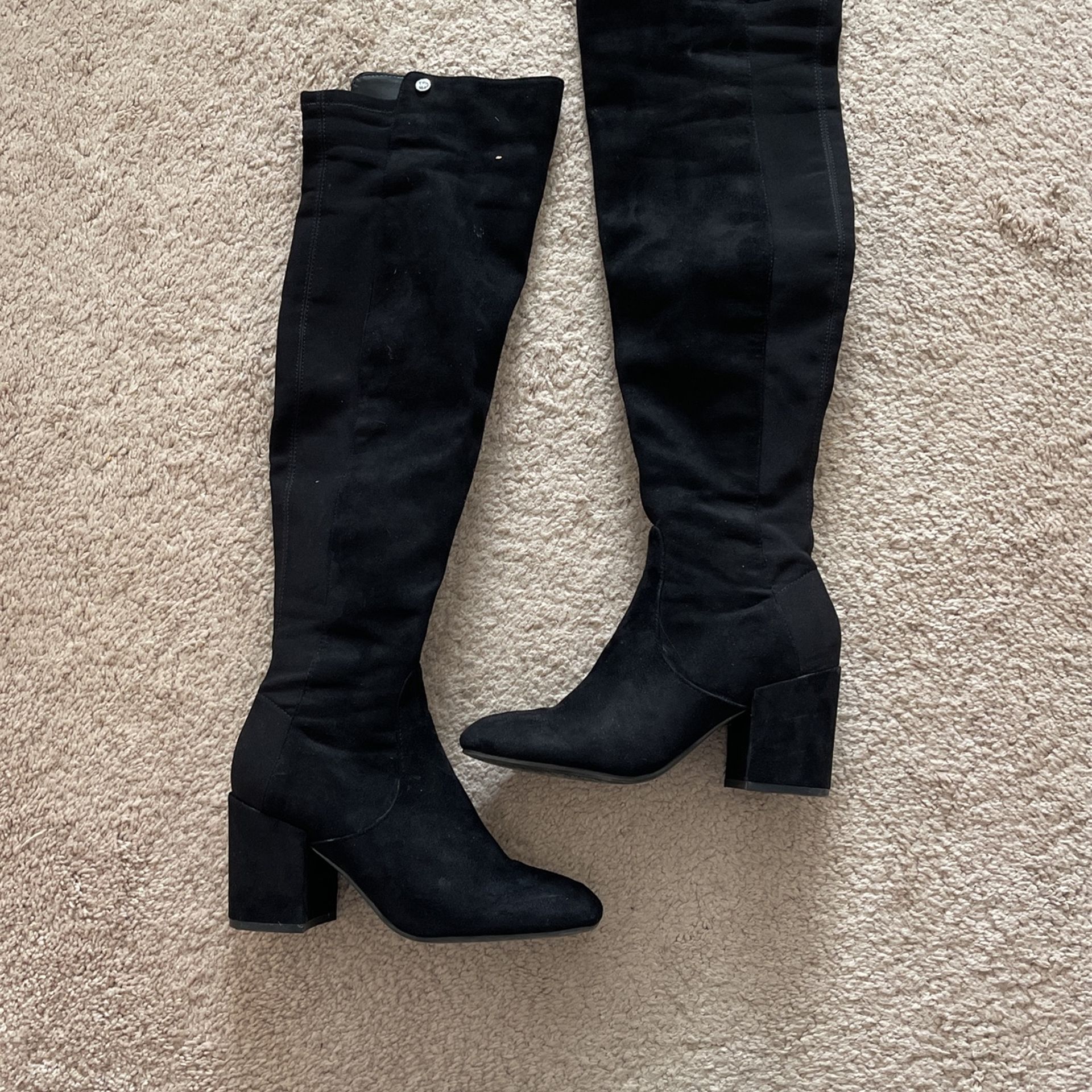 Over The Knee Black Marc Fisher Boots