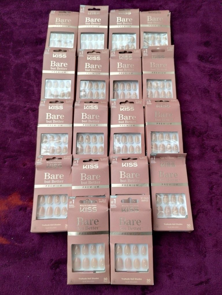 18 KISS Bare But Better Tru Nude Nails (Glue On)