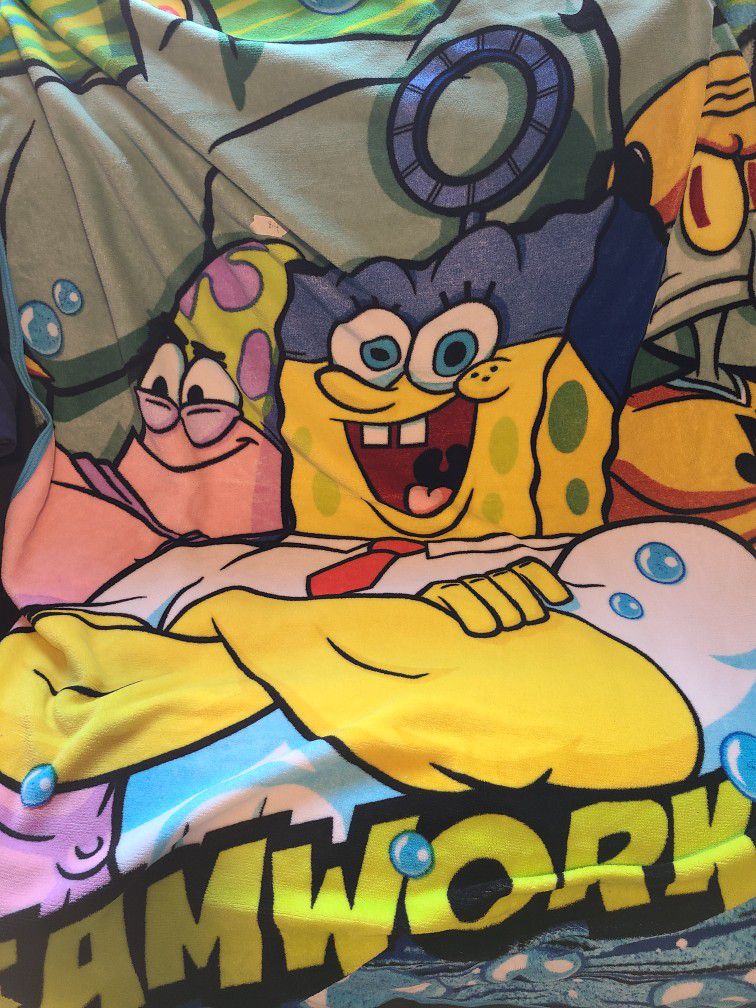 SpongeBob Blanket And Sleeping Bag 2 Pieces