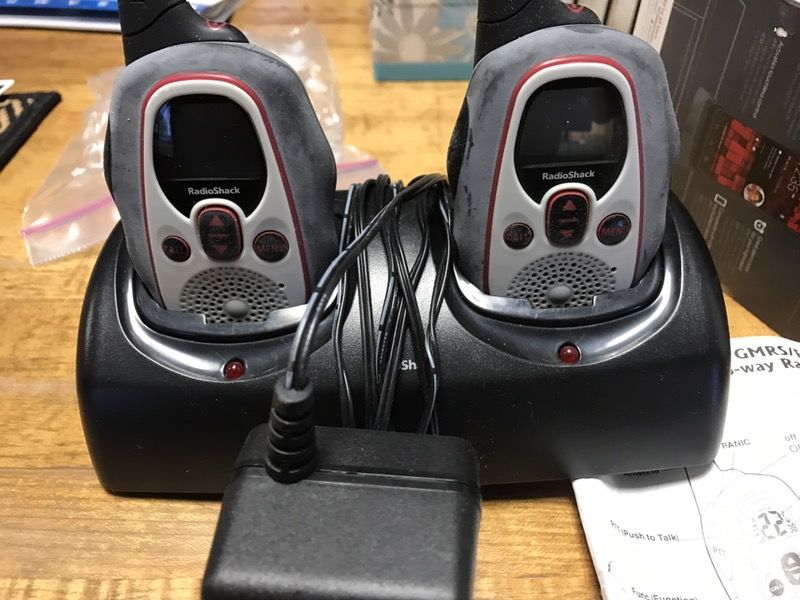 Radio shack 2-way radio. Walkie talkies