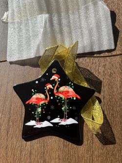 Christmas Glass Decorative Ornament