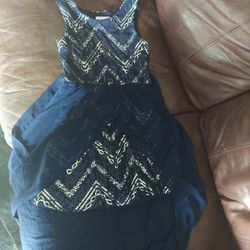 Girls Size 10 Blue Dress