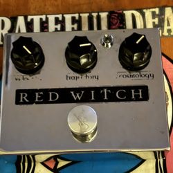 RED WITCH MOON PHASER CHROME HAND BUILT