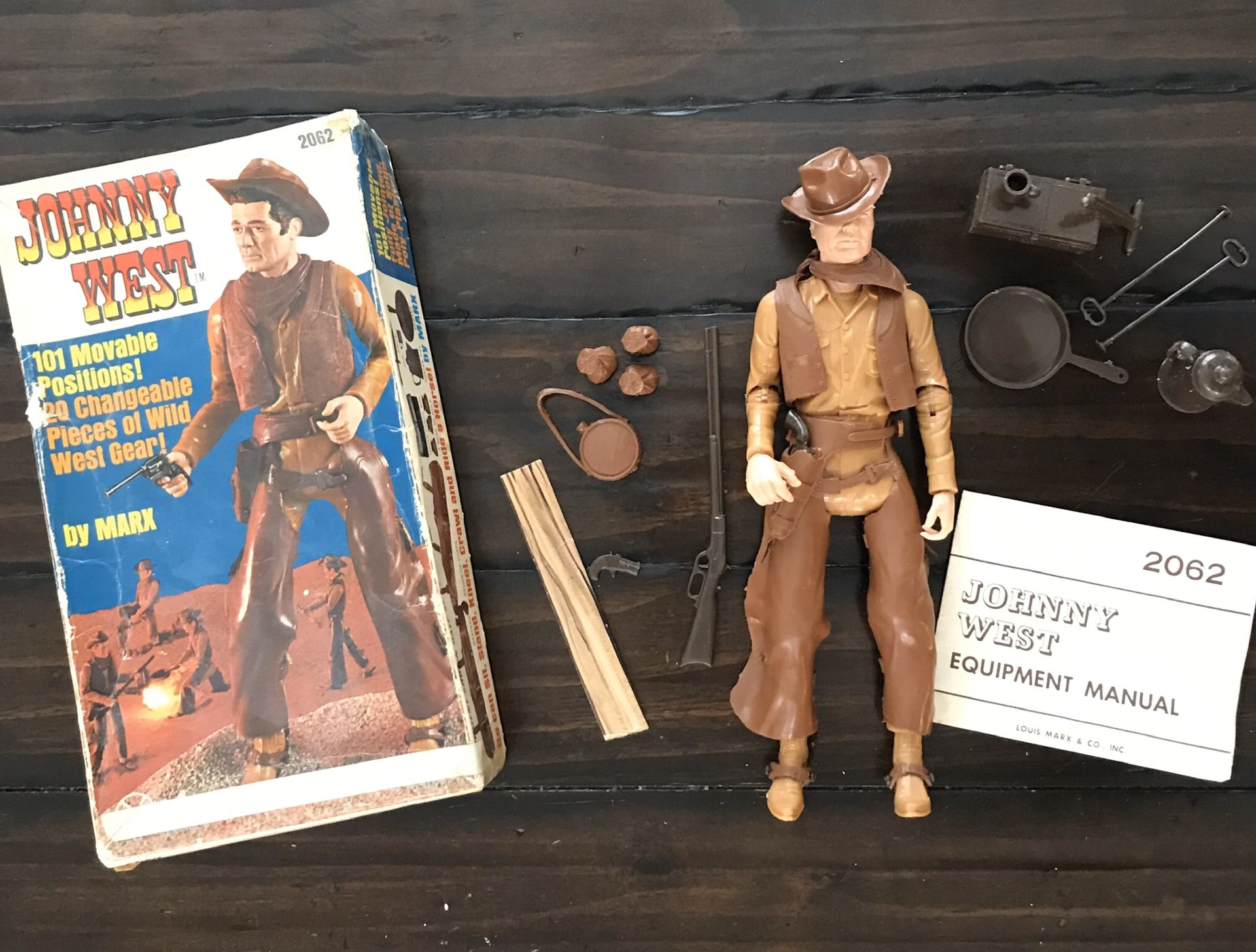 Vintage Johnny West Toy Figures by Marx